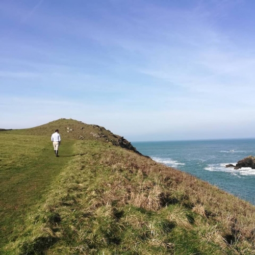 Beautiful Doyden Castle and Port Quin Headland