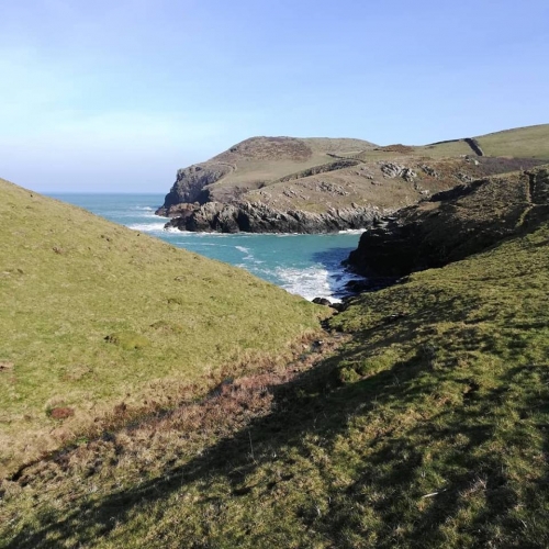 Beautiful Doyden Castle and Port Quin Headland